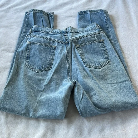 ⭐️ Faded Glory vintage light wash denim jeans high rise women 12